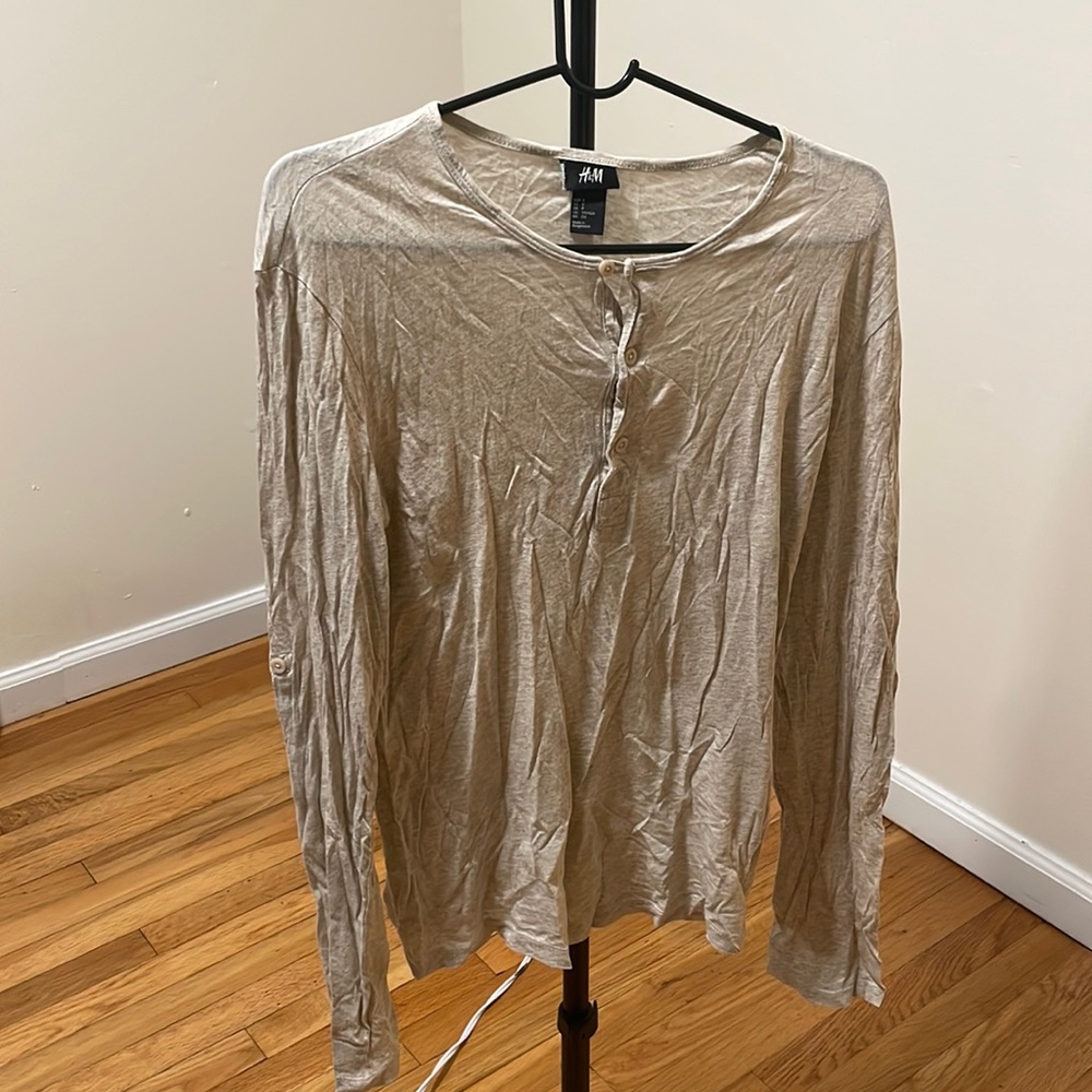 Cream men’s shirt